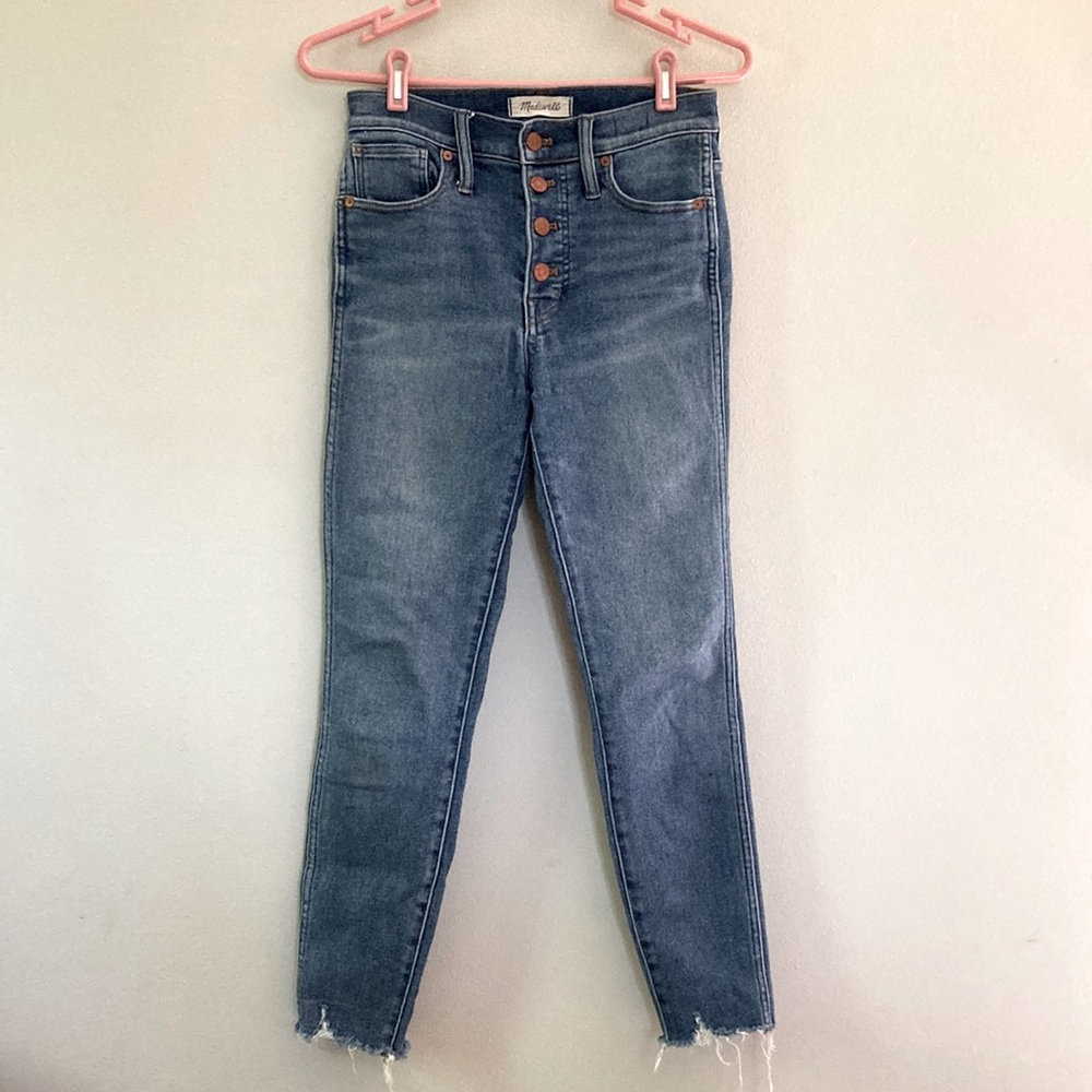 Madewell 10” high-rise skinny jeans